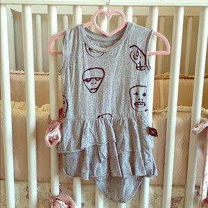 NuNuNu Gray Skull Dress